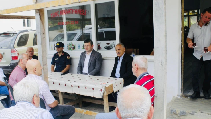 Kaymakam Uçar, Özlüce ve Güneşli Köylerinde Vatandaşlarla Buluştu