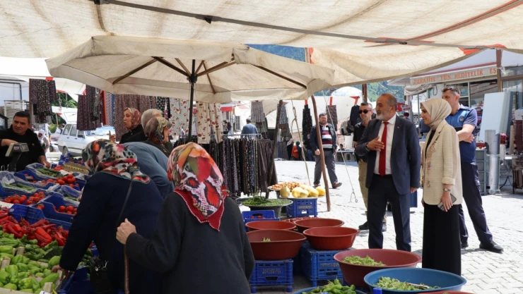 Kaymakam Ve Belediye Başkanı'ndan Esnaf Ziyareti