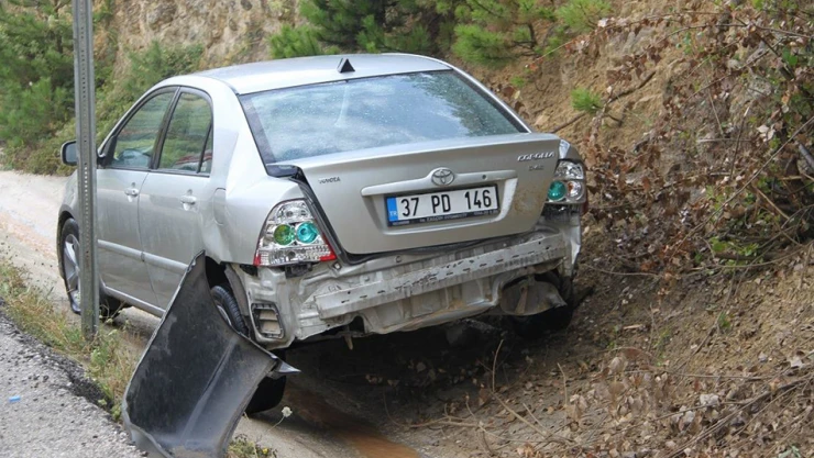 Kaza ucuz atlatıldı