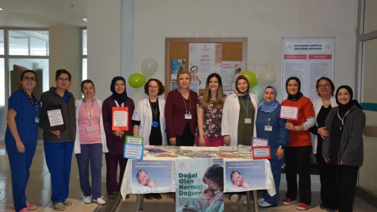 KEAH'ta Doğal Olan Normal Doğum Standı Açıldı