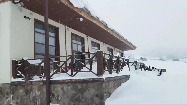 Keltepe Kayak Merkezi'nde Kar Kalınlığı 1 Metreye Ulaştı