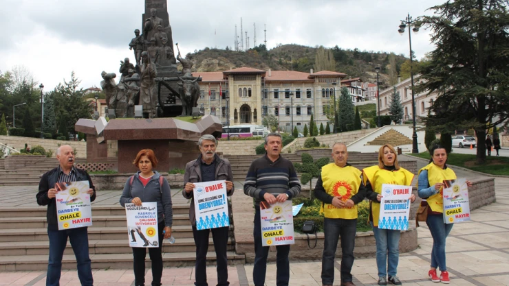 KESK'ten miting yasağına protesto