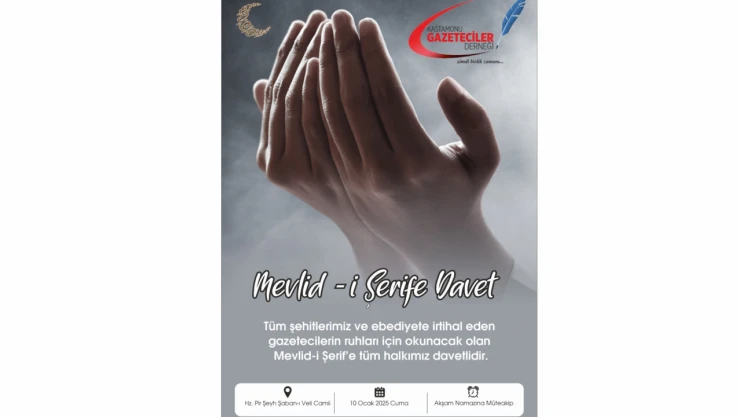 KGD'den Hatim Ve Mevlid-i Şerif Programı