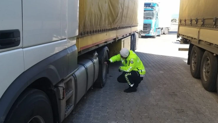 Kış Lastiği Denetimi Yapıldı