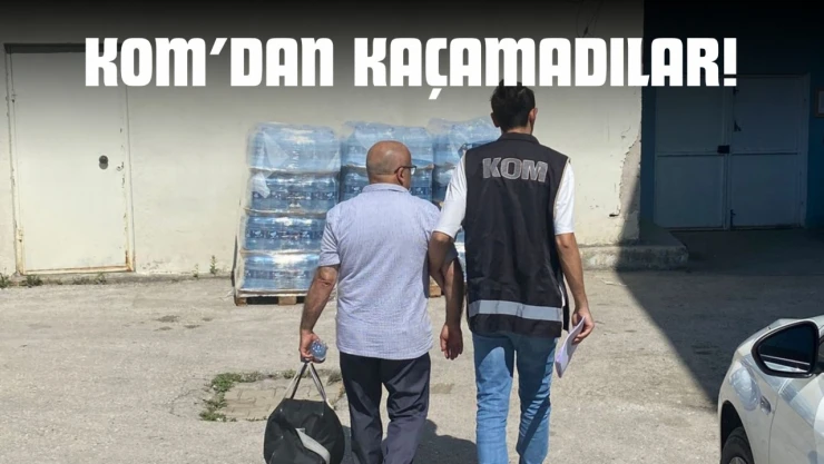 KOM'dan Kaçamadılar!