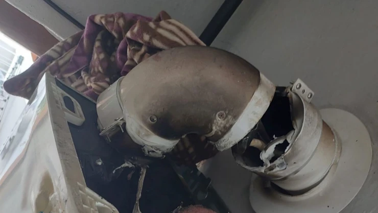 Kombiden Çıkar Yangın Korkuttu