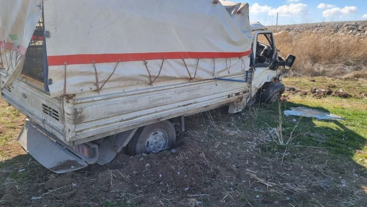 Kontrolden Çıkan Kamyonet Devrildi: 1 Yaralı