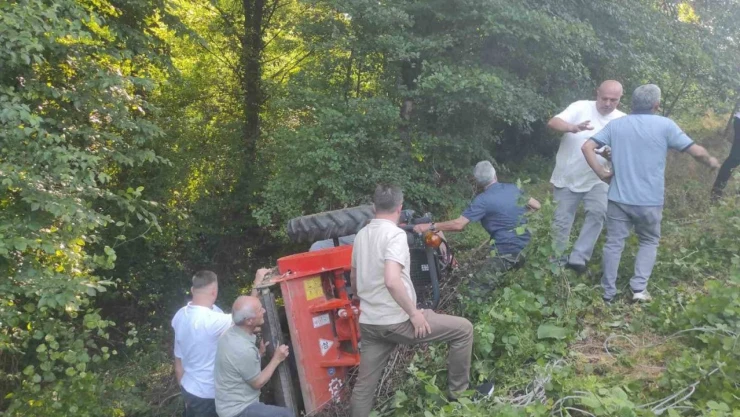 Zonguldak'ta Traktör Kazası: 1 Yaralı