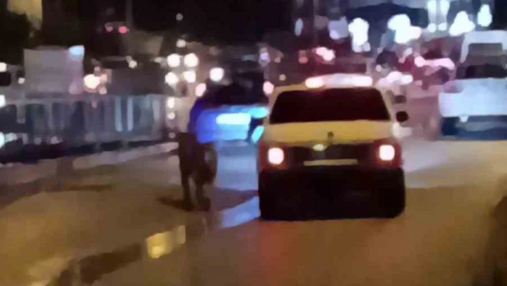 Karabük'teki Vahşi Sürücü Kameralarda