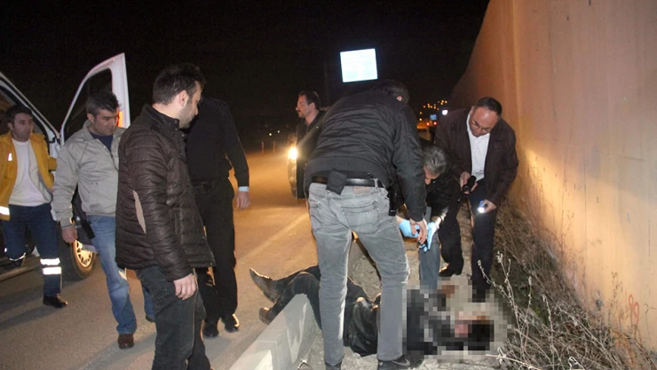 Köprülü Kavşak'ta alkol komasına girdi