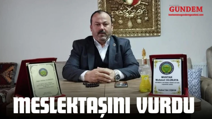 Köy Muhtarı Kazara Meslektaşını Vurdu