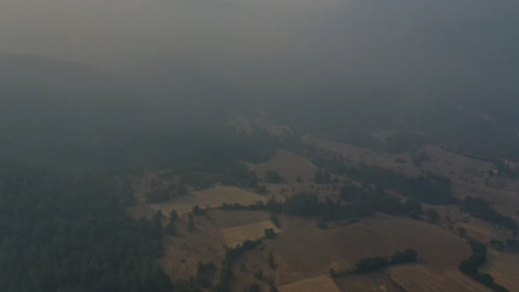 Köylülerden Yangın Nöbeti