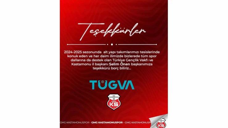 KSK'dan TÜGVA'ya Teşekkür