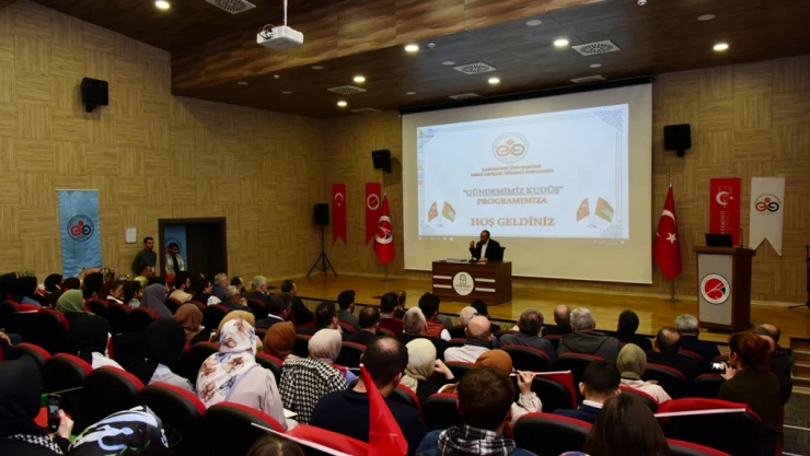KÜ'de 'Gündemimiz Kudüs' Konferansı Gerçekleşti
