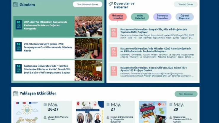 KÜ, Modern Yapısıyla Ziyaretçilerini Karşılıyor