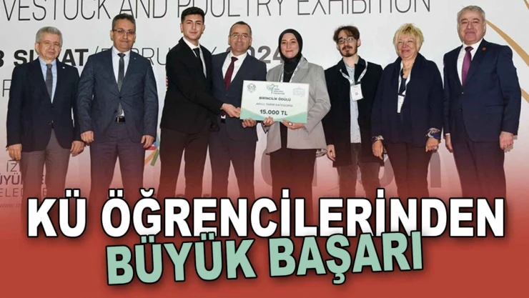 KÜ Öğrencilerinden Büyük Başarı