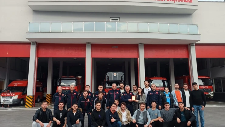 KÜ Öğrencilerine Temel İtfaiye Eğitimi Verildi