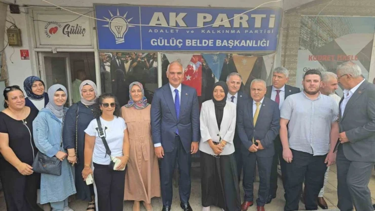 Bakan Ersoy, Gülüç'te Temaslarda Bulundu