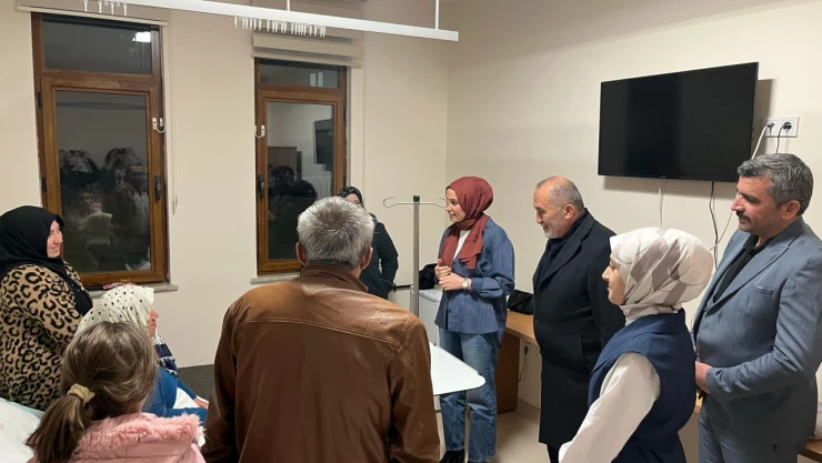 Küre Kaymakamı Aslan'dan Hastane Ziyareti