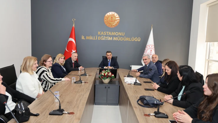 Makedonya'dan İl Milli Eğitim Müdürü Gümüş'e Ziyaret