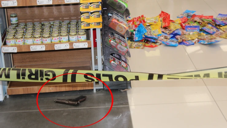 Market çalışanı iş arkadaşını vurdu