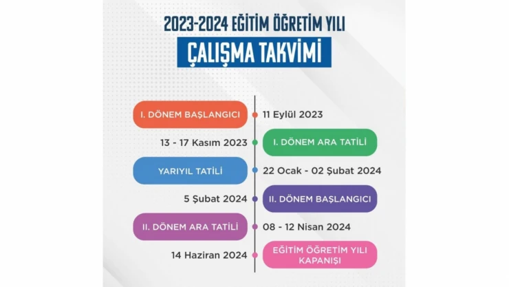 MEB çalışma takvimini yayımladı