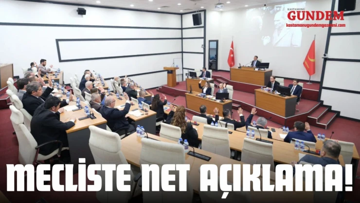 Mecliste Net Açıklama!