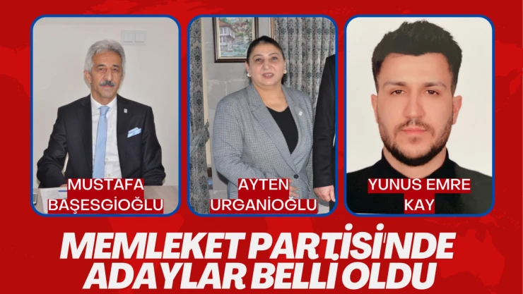 Memleket Partisi'nin Kastamonu adayları belli oldu