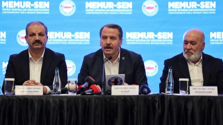 Memur-Sen Genel Başkanı Yalçın: 'Memur Ve Memur Emeklisine Refah Payı Verilmeli'