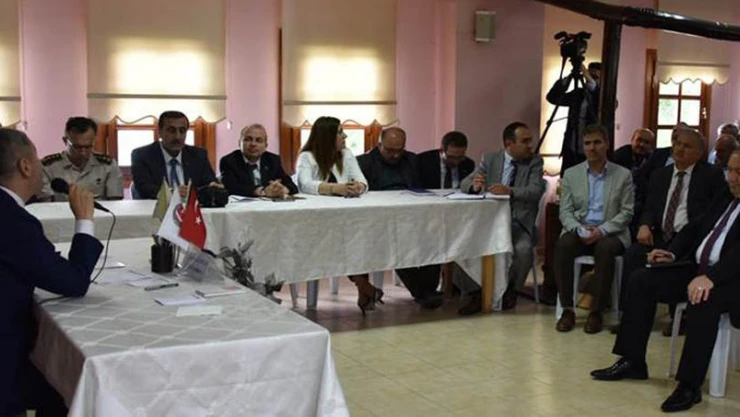 Mescit köyünde halkla buluştular