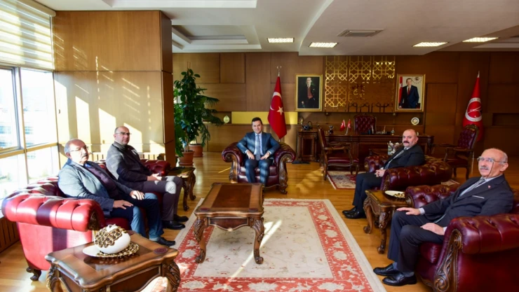 MHP'den Rektör Topal'a Ziyaret