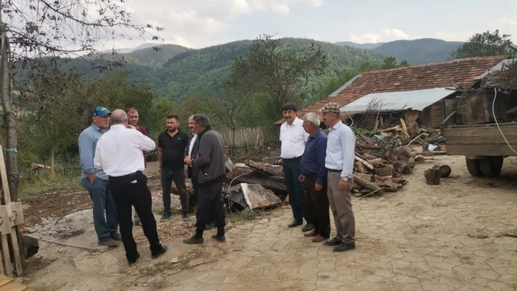 MHP'den Yangınzedelere Ziyaret