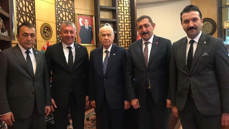 MHP heyetinden Devlet Bahçeli'ye ziyaret