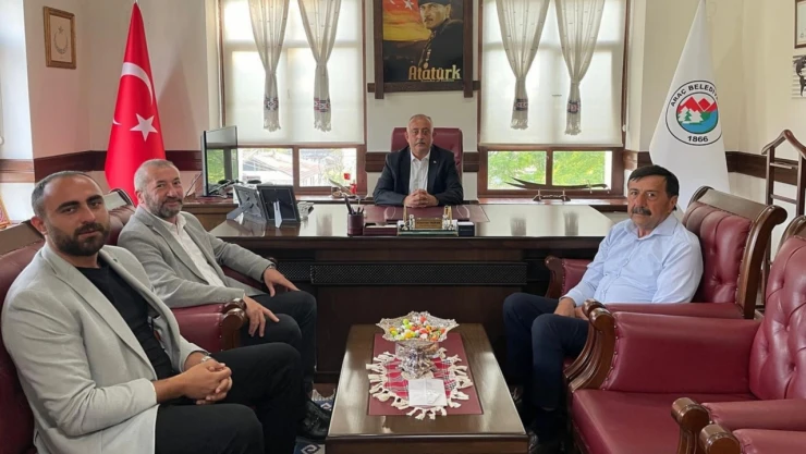 MHP'li Meclis Üyelerinden Başkan Yazkan'a Ziyaret