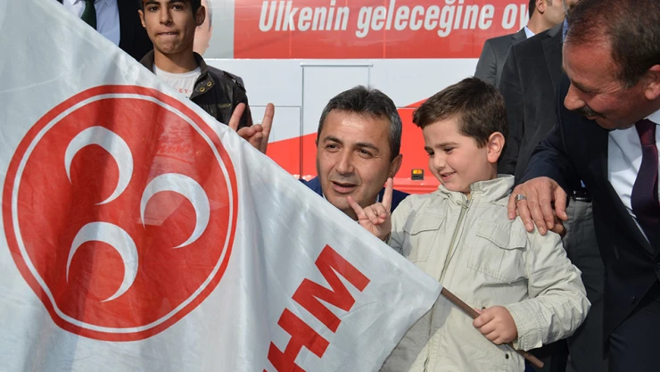 MHP Tosya'da açık alan mitingi düzenledi
