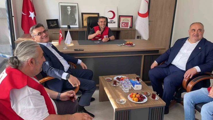 Milletvekili Aldatmaz'dan Kızılay Başkanı Yalçın'a Ziyaret