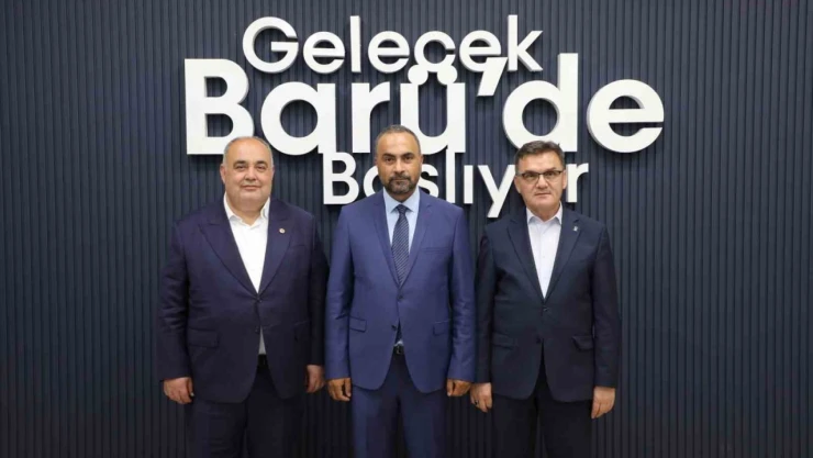 Milletvekili Aldatmaz Rektör Akkaya'yı Ziyaret Etti