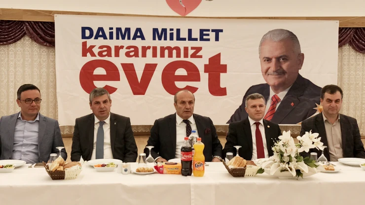 Milletvekili Çelik, Taşköprü'de muhtarlarla buluştu