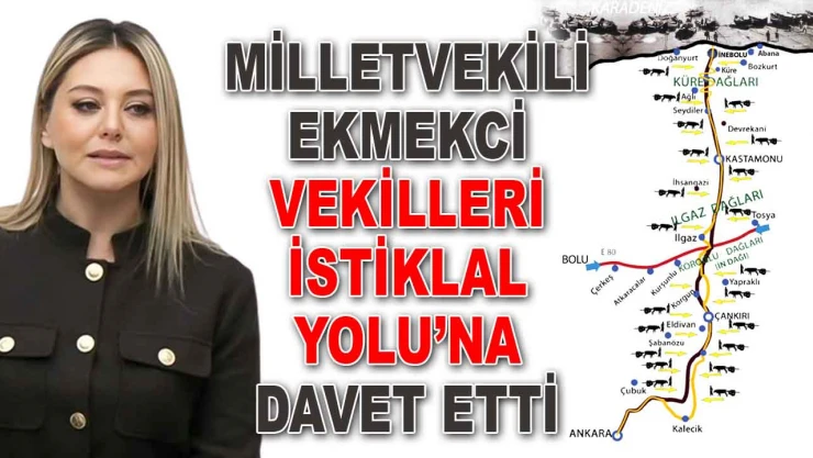 Milletvekili Ekmekci, Vekilleri İstiklal Yolu'na Davet Etti