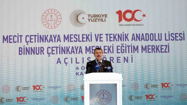 Milli Eğitim Bakanı Yusuf Tekin: 'Çocuklarımız İstihdam Garantili Mezun Oluyorlar'