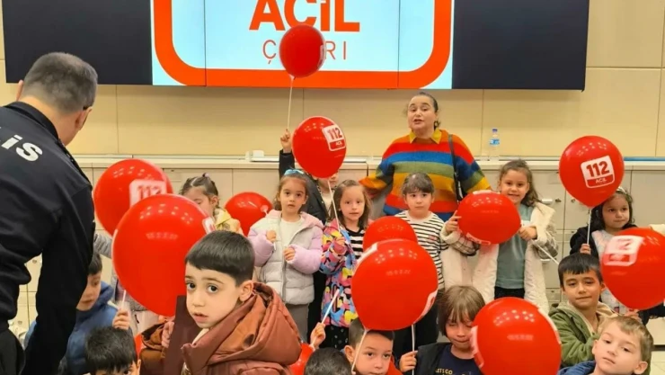 Minikler 112 Acil Çağrı Merkezi'nde