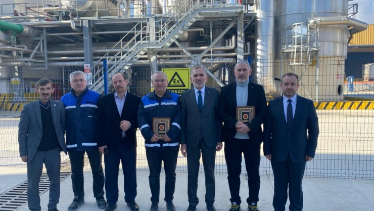 Müftü Derin'den Kronospan'a Ziyaret