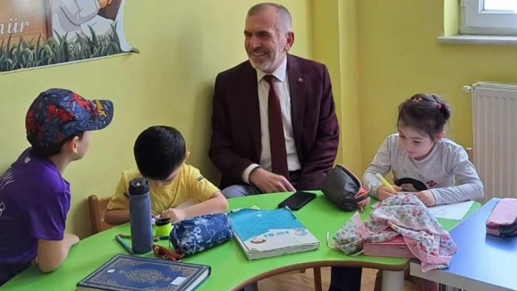 Müftü Derin'den, Kur'an Kursu'na Ziyaret