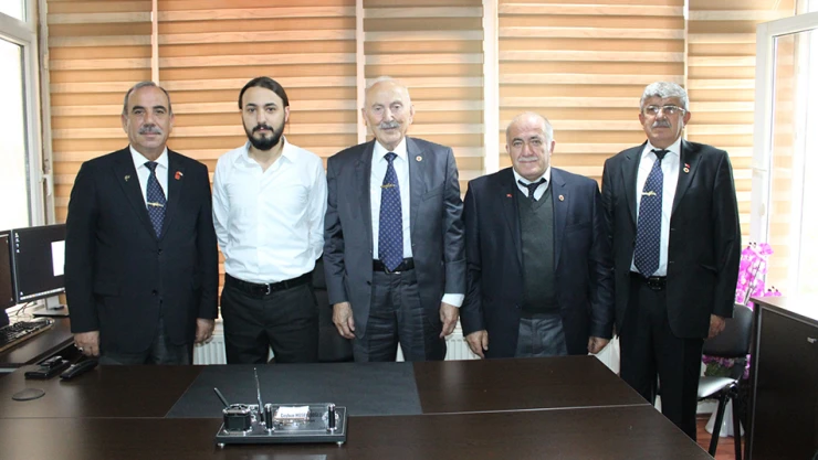 Muharip Gaziler Derneği'nden gazetemize ziyaret