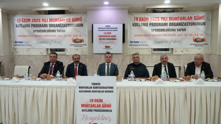 Muhtarlar Yemekte Buluştu