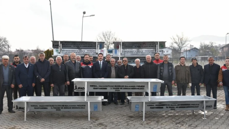 Muhtarlara 40 Adet Sıvat Teslim Edildi