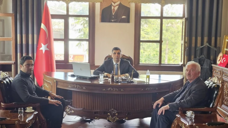 Mustafa Şahin'den Kaymakam Yasin Cevizci'ye Ziyaret