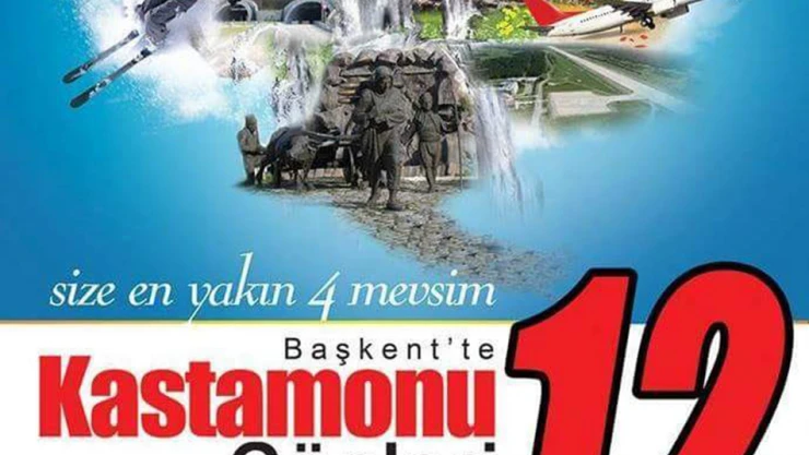 12'nci Başkent'te Kastamonu Günleri başlıyor