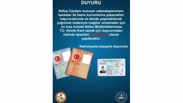 Nüfus Cüzdanı Duyurusu Yapıldı