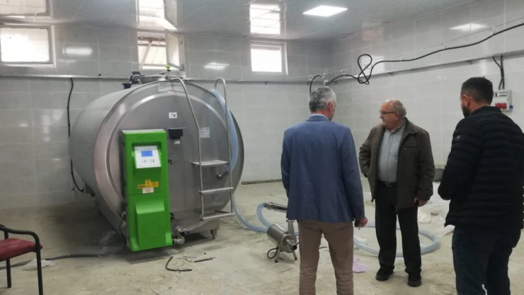O İlçede Süt Toplama Merkezi Kuruluyor